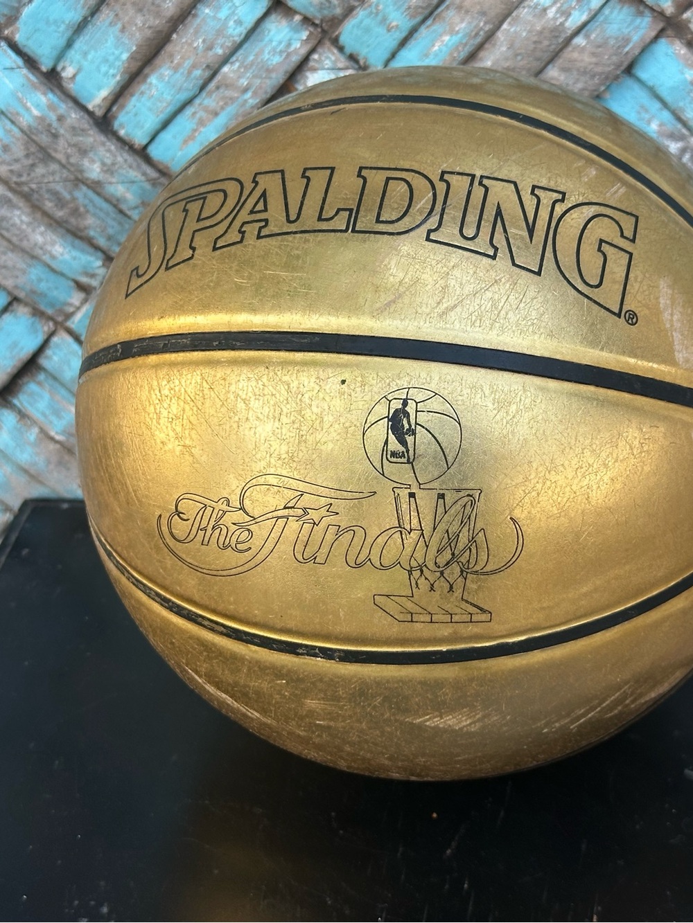 Rare 2005 Spalding NBA Gold Trophy Ball – Official 29.5" Full Size Basketball